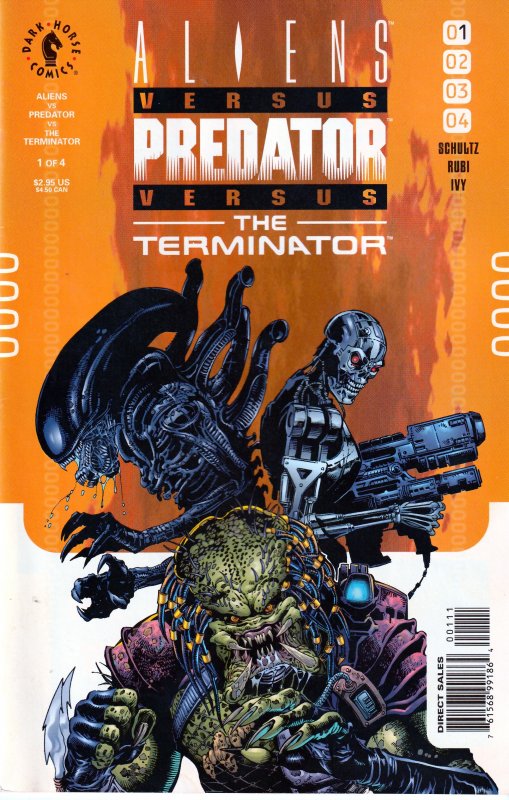 Aliens vs Predators vs Terminator # 1-4