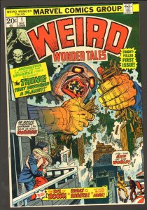 Weird Wonder Tales #1- Fright Filled First Issue!- 1973 (Grade 7.5) WH