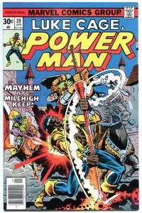 POWER MAN #33 34 35 36 37 38 39, VG+, Luke Cage 1974, 7 issues, Tough Guy 