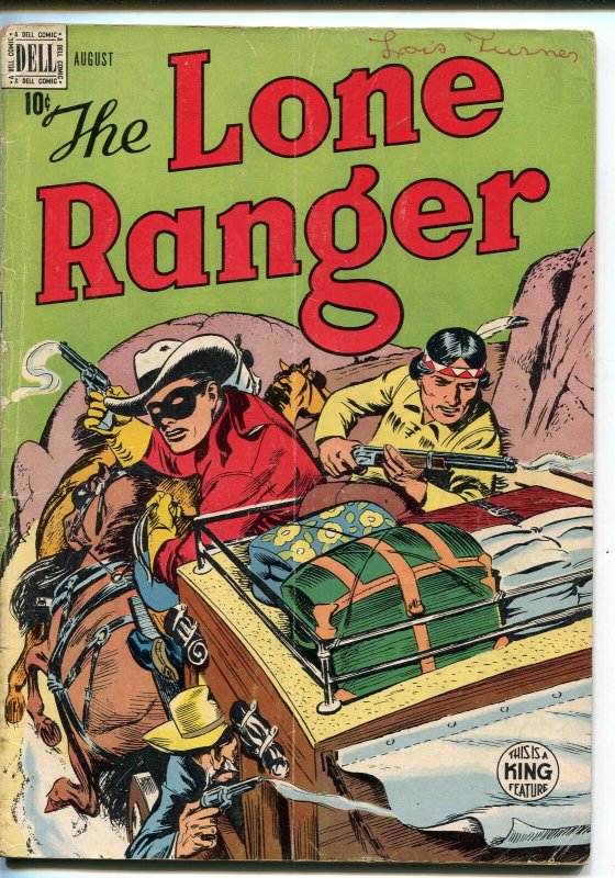 THE LONE RANGER #14 1949-DELL-STAGE COACH-TONTO-vg