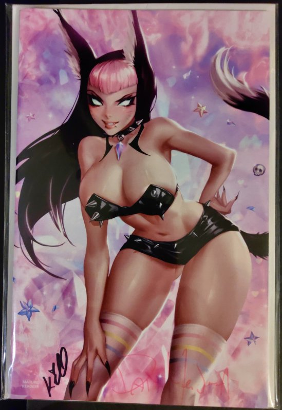 Kannibal Kitty #2 LEIRIX SPIKES [2BK Cute & Kinky Set] Signed by Mendoza & Lynch