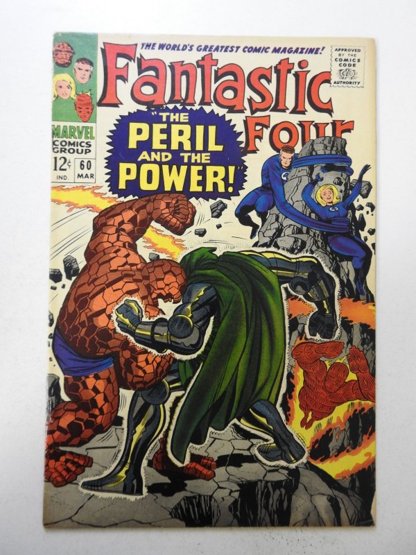 Fantastic Four #60 (1967) FN Condition! moisture stain bc