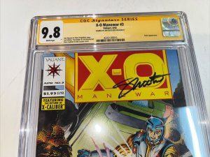 X-O Manowar (1992) # 3 (CGC 9.8 SS) Signed Jim Shooter