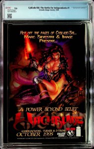 Cyblade/Shi: Battle for Independents #1 (1995) - CGC 9.6 - Cert#4371905021