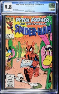Peter Porker, the Spectacular Spider-Ham #3 (9/85) Graded CGC 9.8