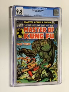 Master of Kung Fu 19 cgc 9.8 ow/w pages 1974 Shang-chi 008