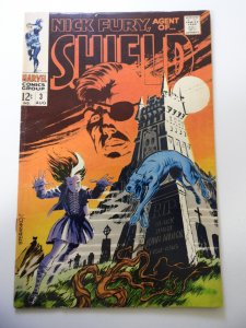 Nick Fury, Agent of SHIELD #3 (1968) FN+ Condition