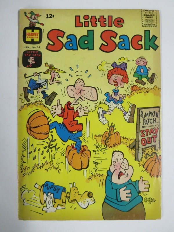 LITTLE SAD SACK  #14 (Harvey,1/1966) GOOD (G) George Baker