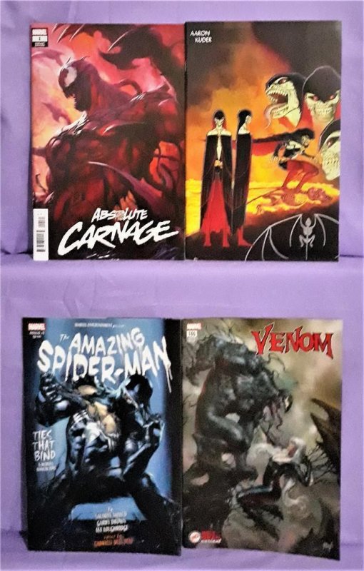 ABSOLUTE CARNAGE #1 Spider-Man Venom Carnage Variant 4 Pack (Marvel 2018)