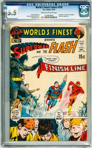 World's Finest Comics #199 (1970) CGC 5.5! Cream-OW Pages!