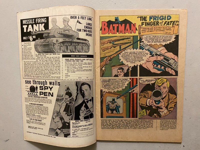 Detective Comics #375 The Face That Stopped Clocks 4.5 (1968)