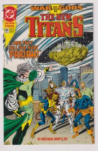 DC Comics! The New Titans! Issue #81 (1991)! War of the Gods!
