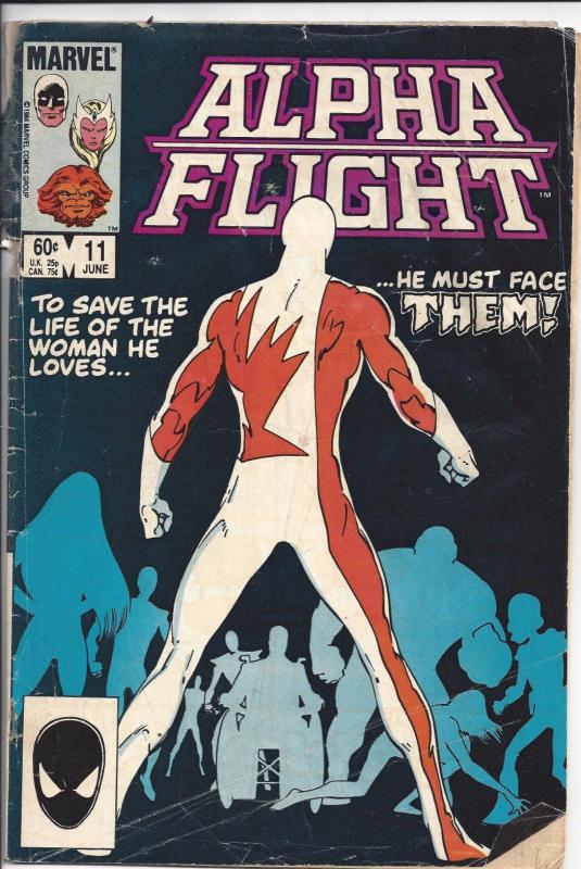 Lot of 10 Alpha Flight Marvel Comics # 11 12 13 14 15 16 17 18 19 20 BH4