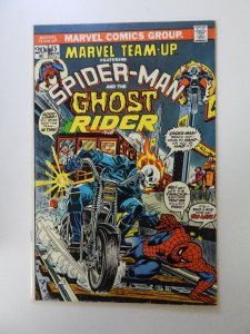 Marvel Team-Up #15 (1973) VF- w/Mark Jewlers insert stamp front cover