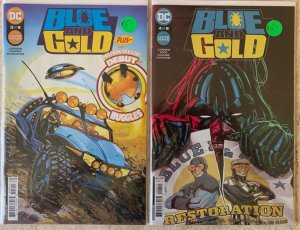 BLUE & GOLD 1-8 + VARIANT OF ISSUES 1-2 | BLUE BEETLE, BOOSTER GOLD | 10 TOTAL