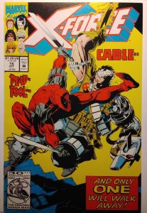 X-Force #15 (1992) Cable vs. Deadpool
