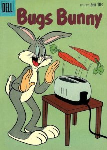 Bugs Bunny #75 Dell Publishing Comics Oct-Nov 1960 (VGFN Stock Photo)