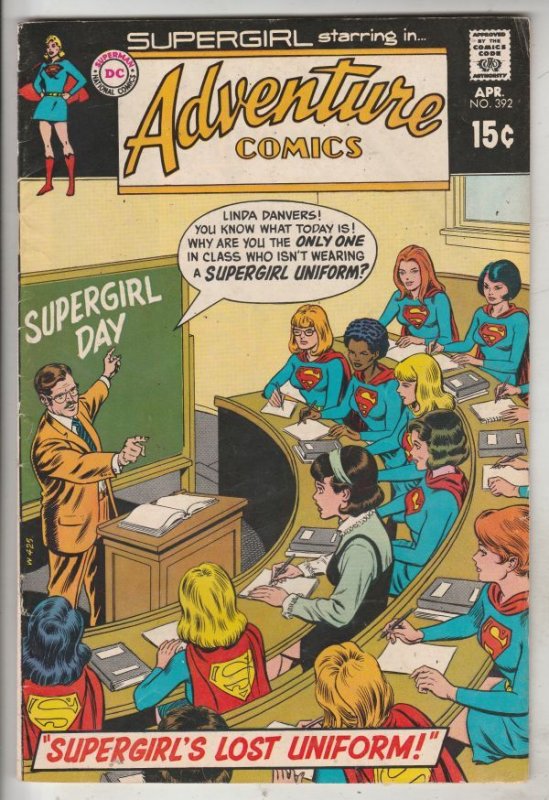 Adventure Comics #392 (Oct-70) FN/VF+ Mid-High-Grade Supergirl