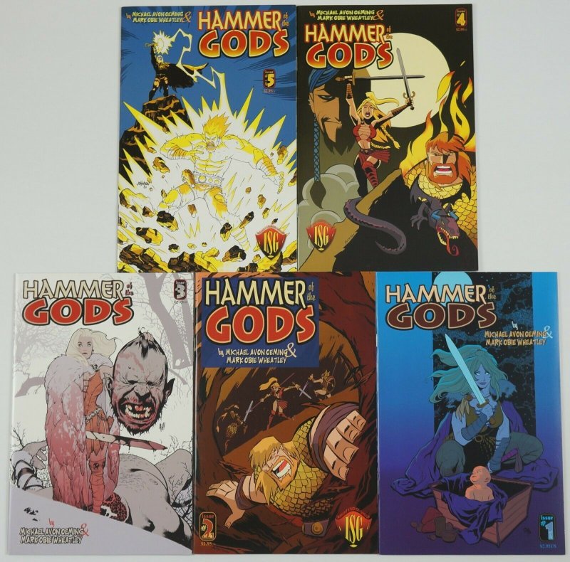 Hammer of the Gods #1-5 VF/NM complete series - frank cho - adam hughes - oeming