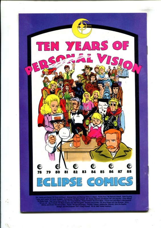 Airboy 5PC LOT - One-Shots / Eclipse Comics (7.5/8.0) 1978-88