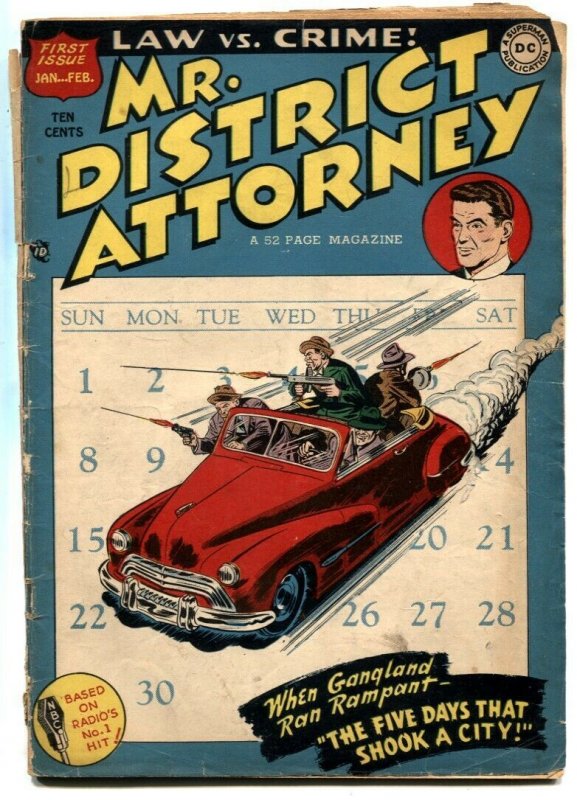 Mr. District Attorney #1 1948-DC-First issue-NBC-comic book G+ 