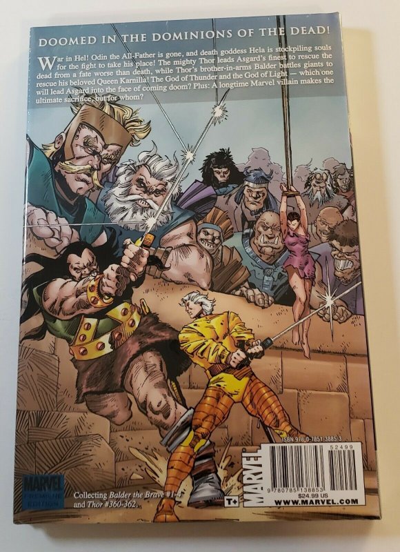 Thor: Balder The Brave Hard Cover Graphic Novel New Sealed