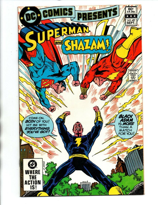 DC Comics Presents #49 - 2nd Black Adam app - Superman - Shazam -KEY-1982- (-NM)