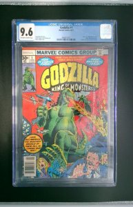Godzilla #1, CGC 9.6 Marvel Comics, 1977