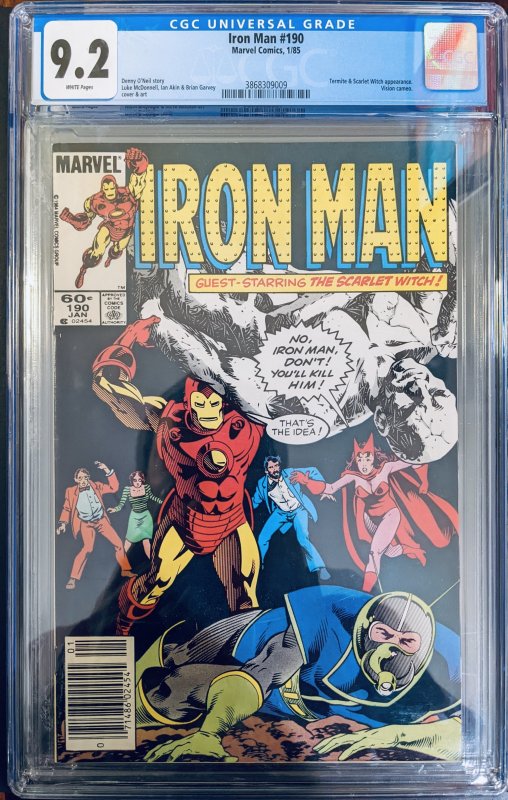 Iron Man #190 (1985) CGC 9.2