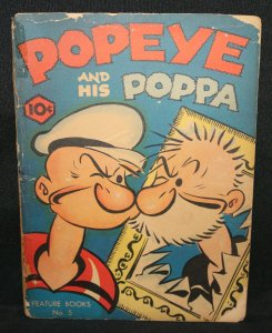 Popeye and His Poppa Feature Book No.5 (Grade 2.0) 1936