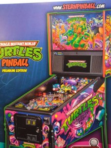 Teenage Mutant Ninja Turtles Premium Edition Pinball FLYER Art Game Sheet TNMT 