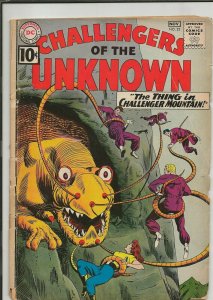 Challengers of the Unknown #22 ORIGINAL Vintage 1961 DC Comics
