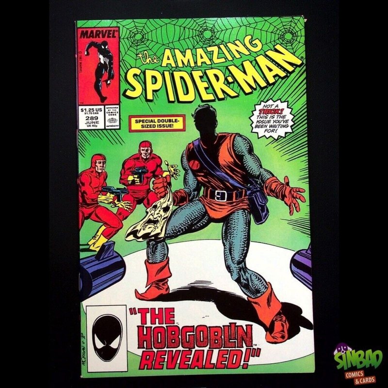 The Amazing Spider-Man, Vol. 1 289A 1st app. Hobgoblin (Jason Macendale Jr.)