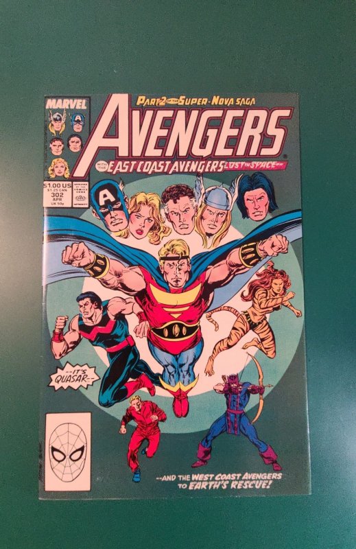 The Avengers #302 (1989) VF/NM