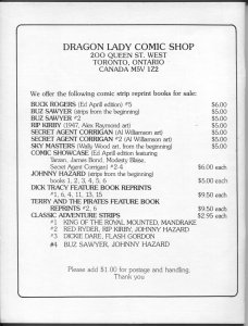 Dragon Lady Press Presents Wash Tubs #3 1986-Rpy Crane-1st Capt Easy-NM