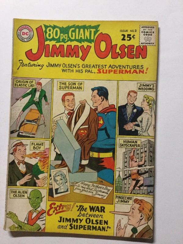 80 pg. Giant Jimmy Olsen 2 Vg Very Good 4.0