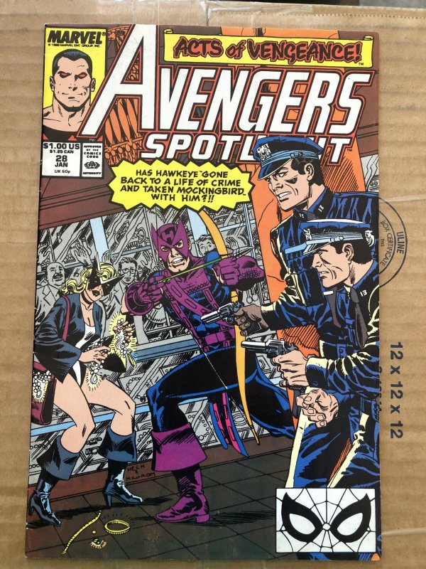 Avengers Spotlight #28 Direct Edition (1990)