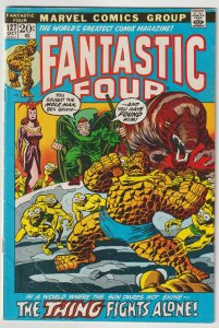Fantastic Four #127 (Oct 1972, Marvel) VG (4.0), Mole Man & Tyrannus apps.