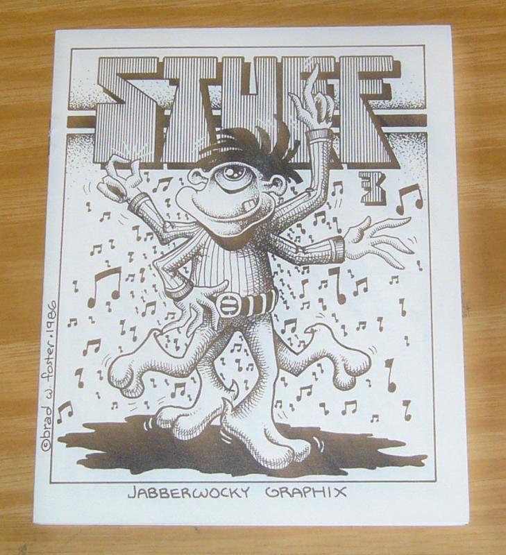 Stuff #3 VF/NM jabberwocky graphix BRAD W. FOSTER mini comix rare 1986 (#118)