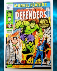 Marvel Feature #1 (1971) KEY 1st APP DEFENDERS! Hulk Strange Namor Silver Surfer