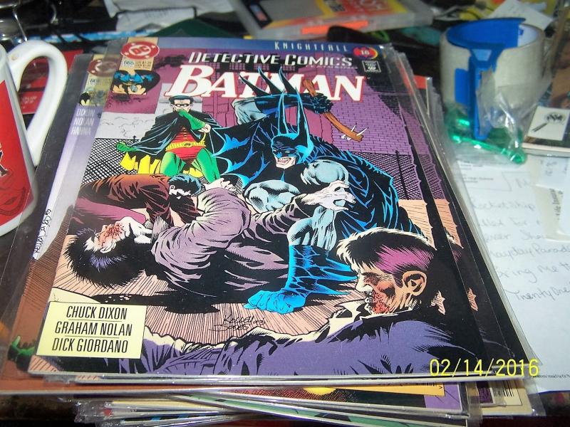 DETECTIVE COMICS  # 665 BATMAN 1993  DC  ROBIN-KNIGHTFALL PT 16 azrael