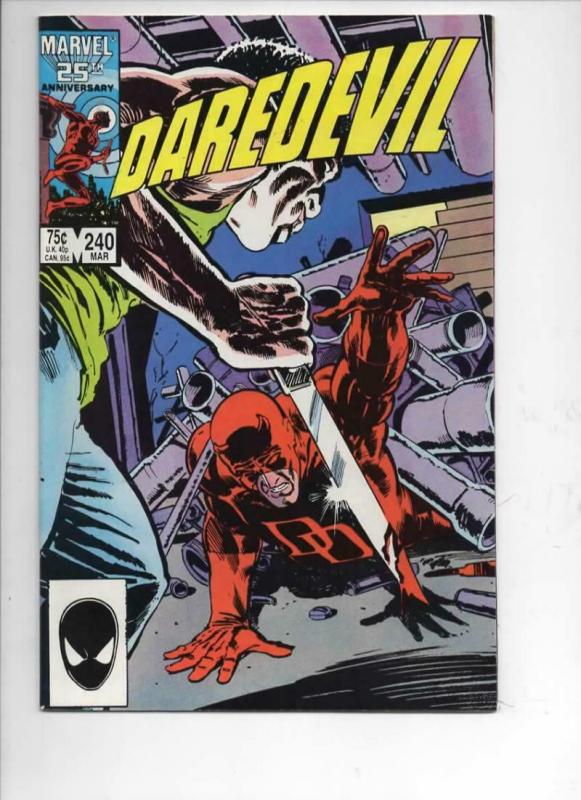 DAREDEVIL #240 NM-  Murdock, Man without Fear, 1964 1987, more Marvel in store