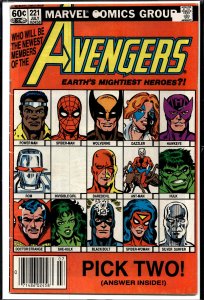 The Avengers #221 (1982) The Avengers
