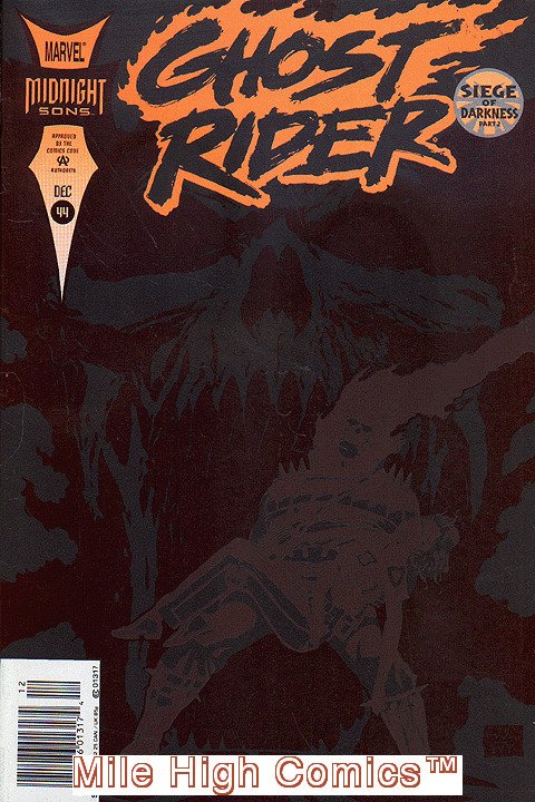 GHOST RIDER  (1990 Series)  (MARVEL) #44 NEWSSTAND Very Fine Comics Book