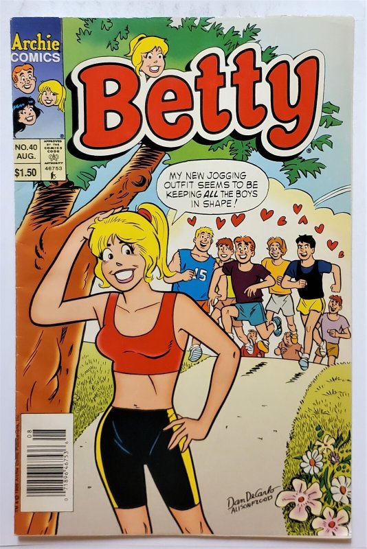 Betty #40 (Aug 1996, Archie) FN