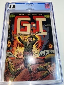 G-I In Battle (1952) # 1 (CGC 5.0) Farrell Publication