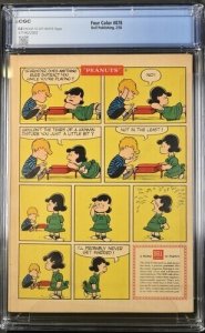 (1958) Dell Comics Four Color #878 (Peanuts #1) CGC 5.0! Snoopy! Charlie Brown!