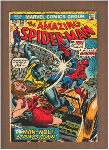 Amazing Spider-man #125 Marvel Comics 1973 Origin of MAN-WOLF GD/VG 3.0