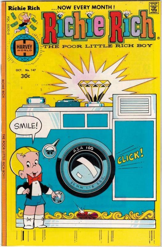 Richie Rich #147 strict NM+ 9.6 High-Grade  Appear- Little Lotta & Little Dot