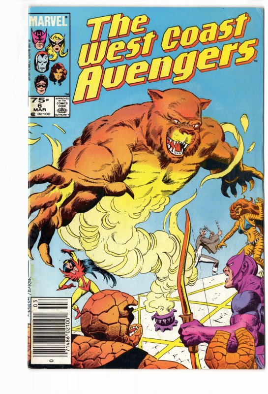 West Coast Avengers #6 (1986)